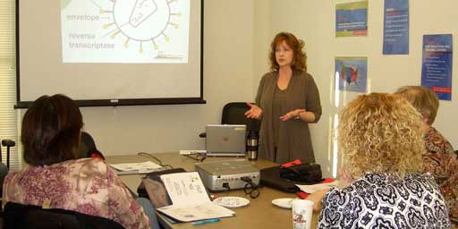 AETC trainer in classroom